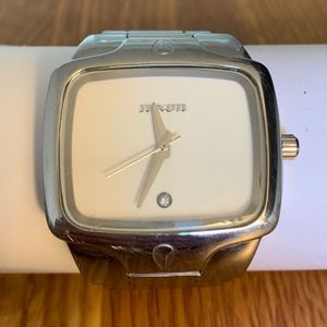 Nixon "The Player" Watch // Silver + Pearl